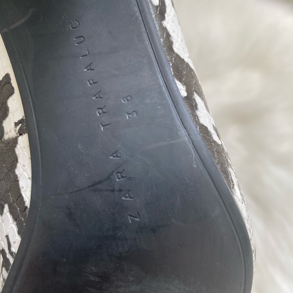 Zara snake print block heels - Picture 5 of 5